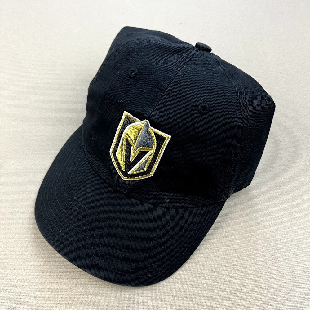 Vegas Golden Knights Hat Cap Strapback Black OTS NHL Hockey Logo Adjustable